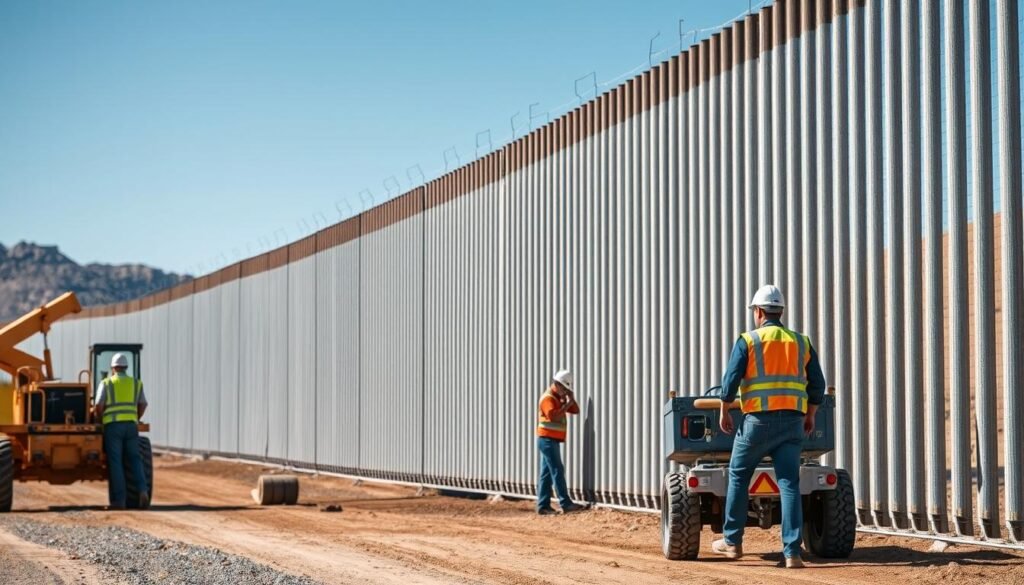 Border wall construction funded by Trump's Big Beautiful Bill