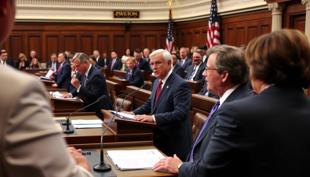Congressional debate on Trump's Big Beautiful Bill with lawmakers speaking
