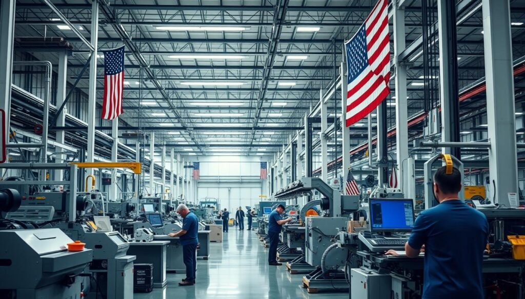 Manufacturing facility showing increased activity representing sectors benefiting from Trump's Big Beautiful Bill investment impact