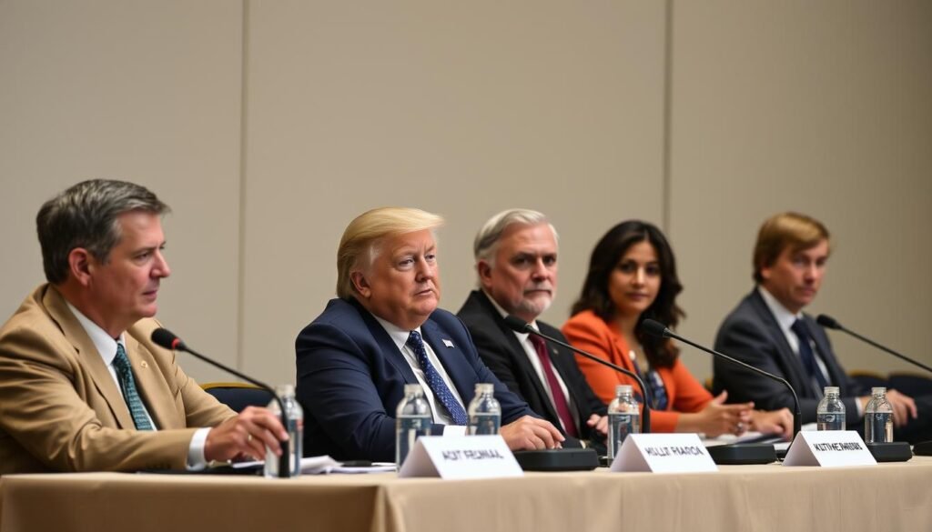 Panel of healthcare policy experts discussing Trump's Prescription Drug Prices executive order