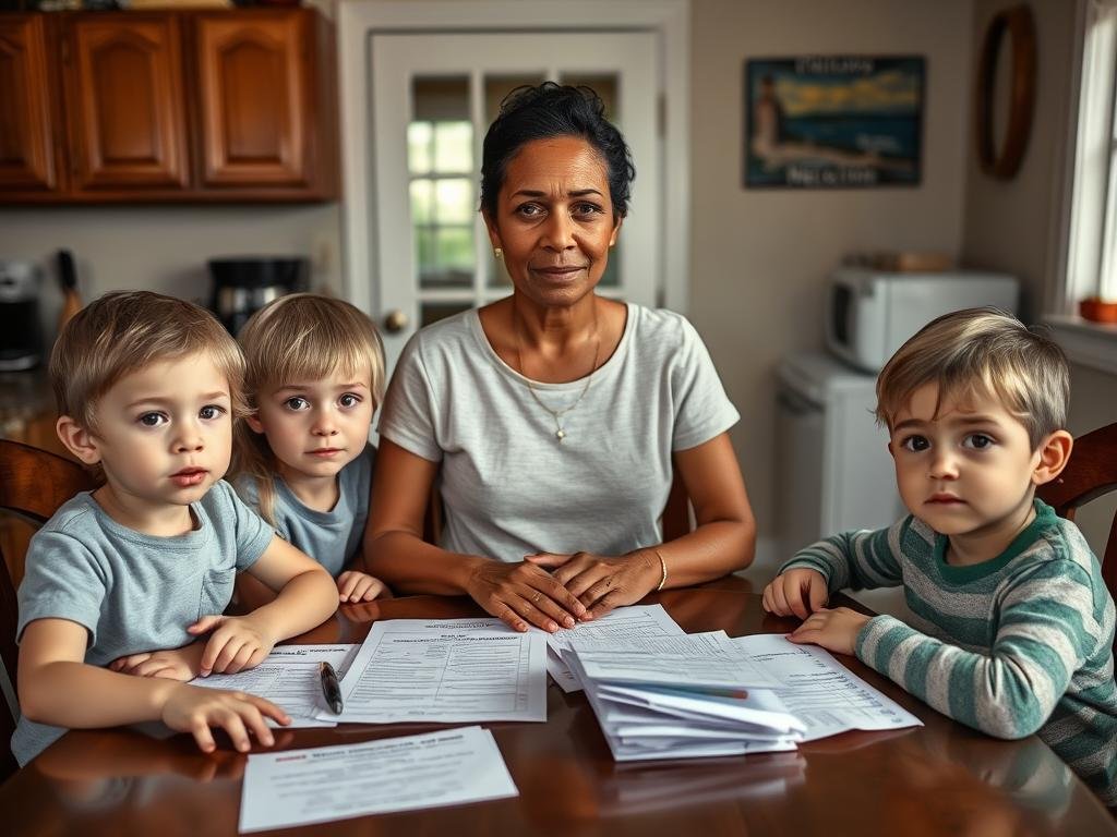 Single mother with children who relies on Medicaid for healthcare