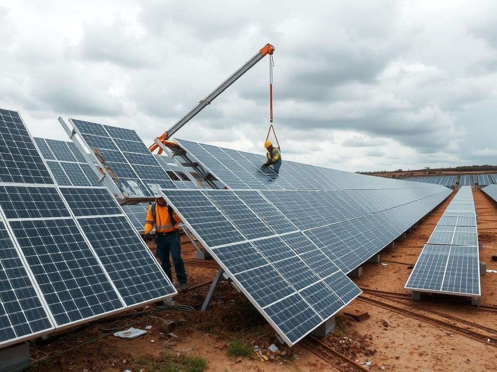 Solar panel installation being dismantled following Big Beautiful Bill passage