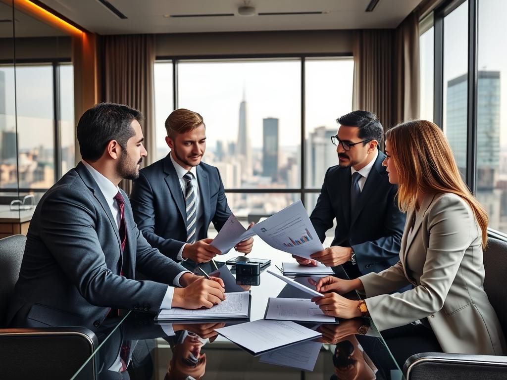 Wealthy investors discussing Trump's Big Beautiful Bill Economic Impact on investment strategies