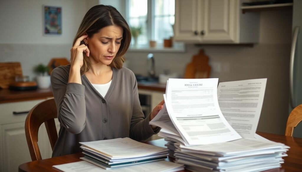 Woman reviewing medical bills affected by Trump's Big Beautiful Bill healthcare changes