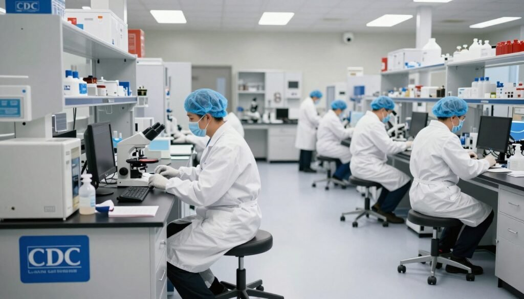 CDC laboratory with reduced staffing during U.S. Government Shutdown