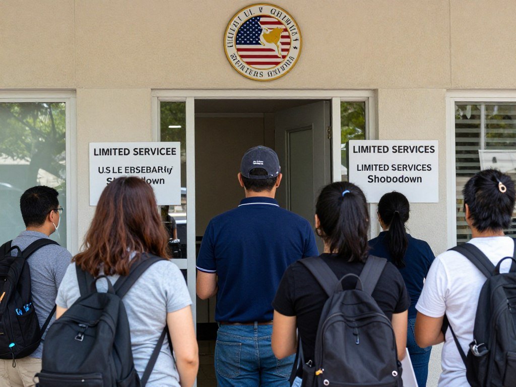 International travelers facing visa processing delays due to U.S. Government Shutdown