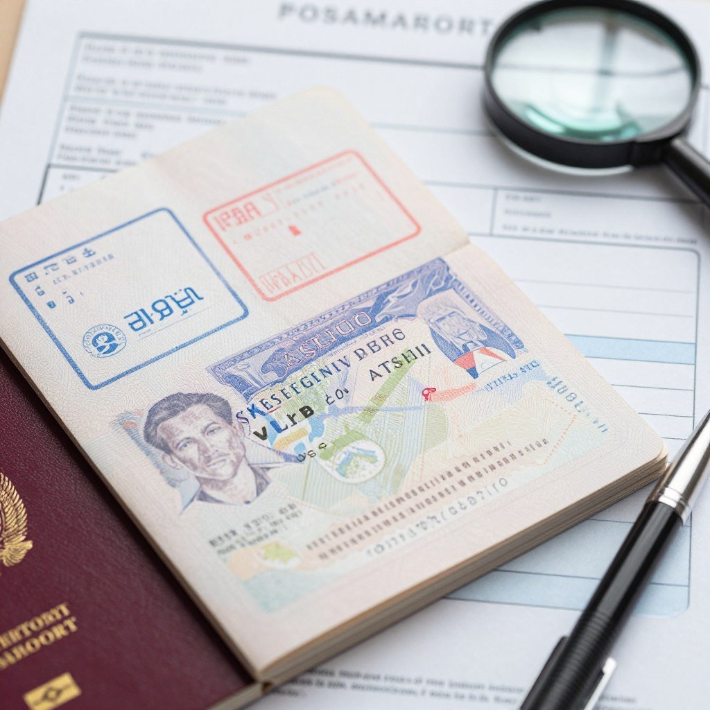 Passport with visa stamps and policy documents representing changing immigration rules