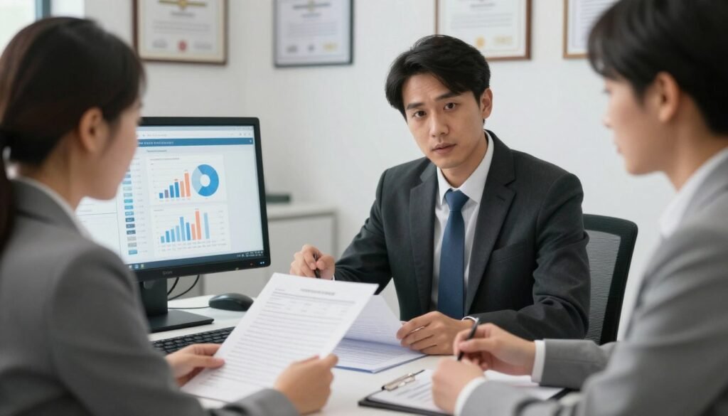 Person working with financial advisor on tax planning strategies