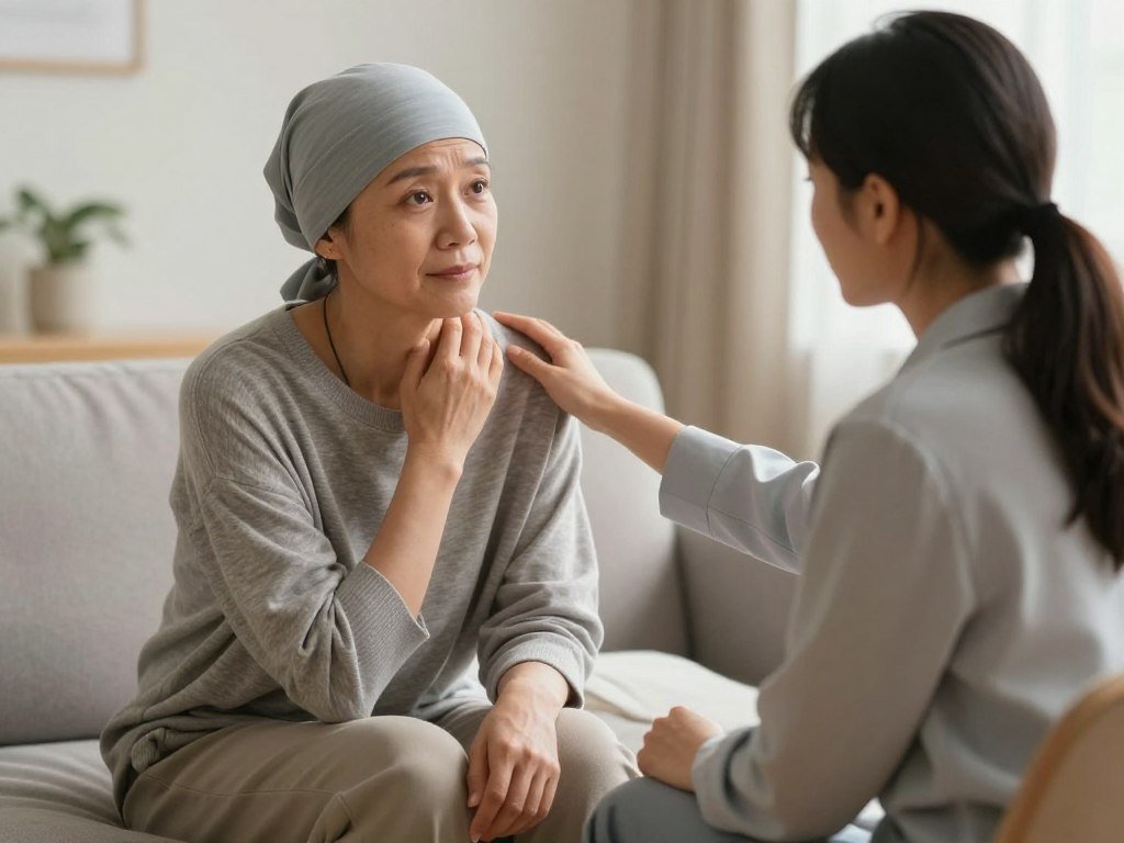 Cancer patient stress and anxiety support