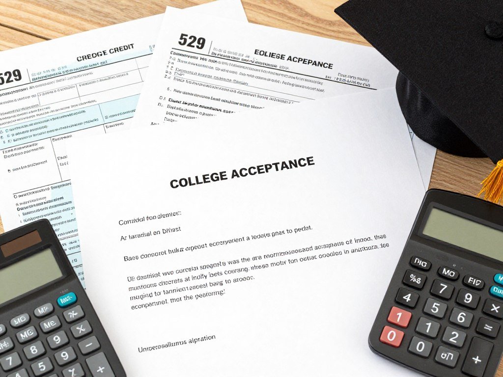 College education tax credits and 529 savings plan documents