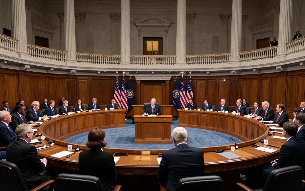Congressional hearing on economic policy with lawmakers and economists