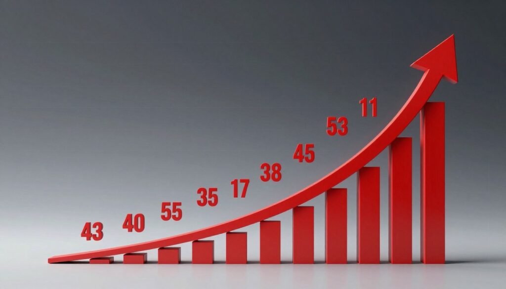 Escalating trade war visualization