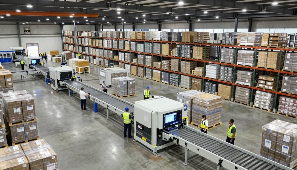 Global supply chain logistics network