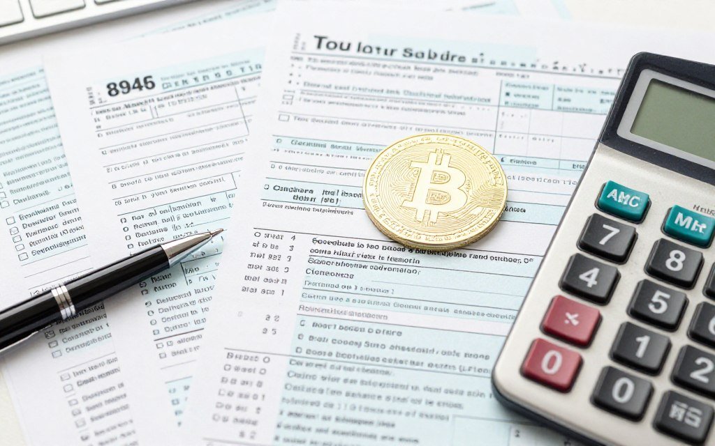 IRS tax forms for cryptocurrency reporting including Form 8949 and Schedule D