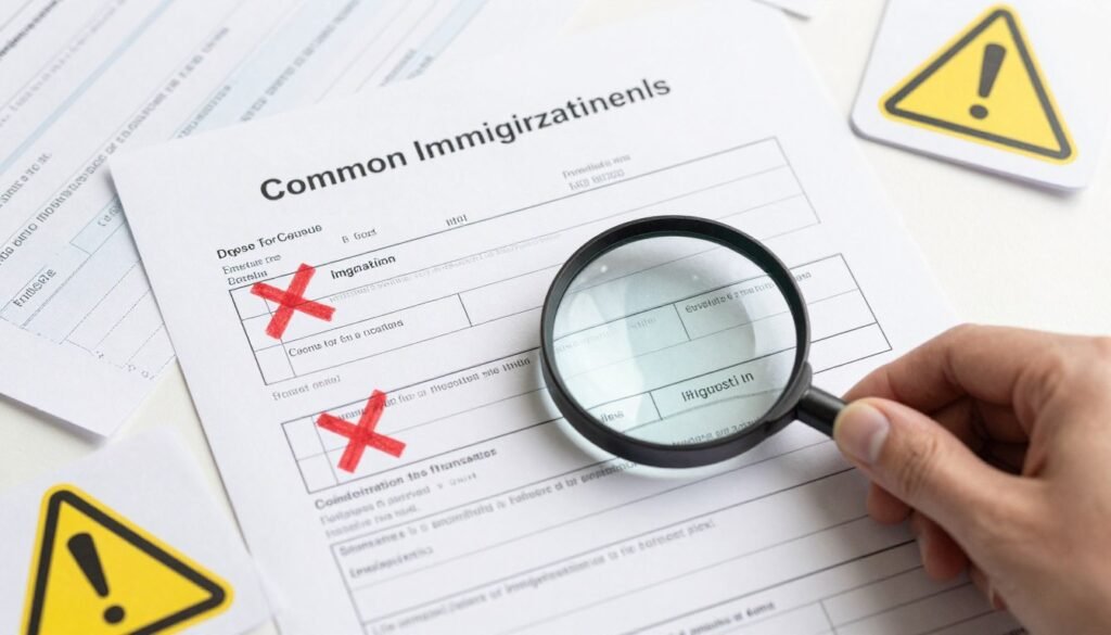 Immigration application mistakes and errors to avoid