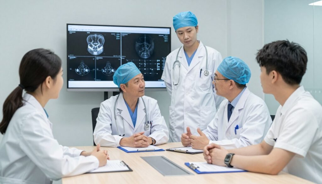 Multidisciplinary cancer treatment team consultation