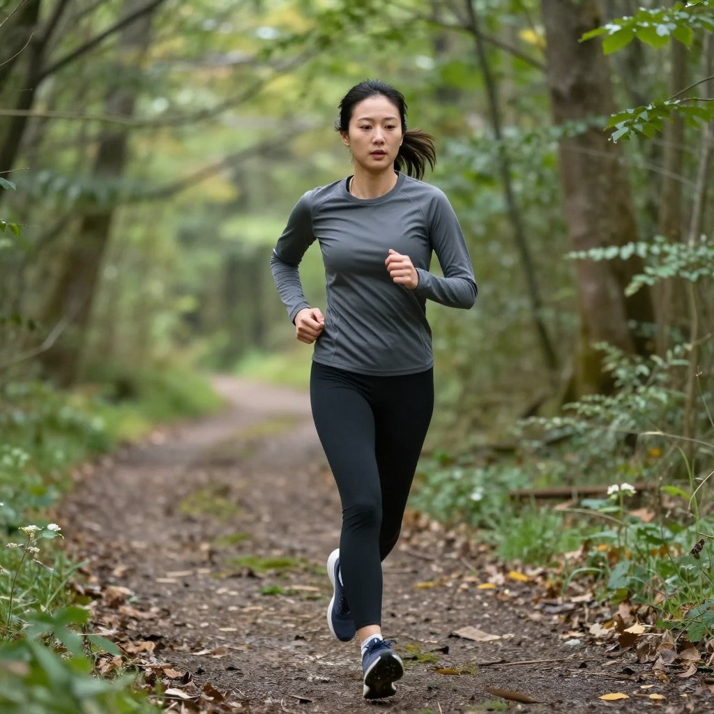 aerobic exercise like running for stress relief