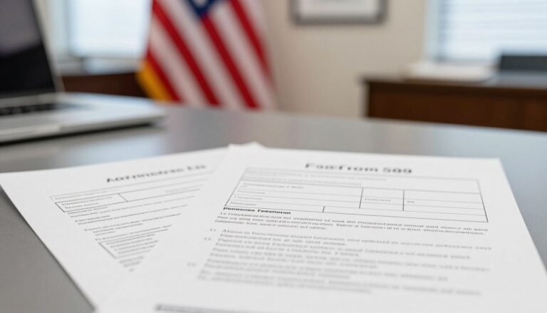 asylum process in the United States application forms and documentation