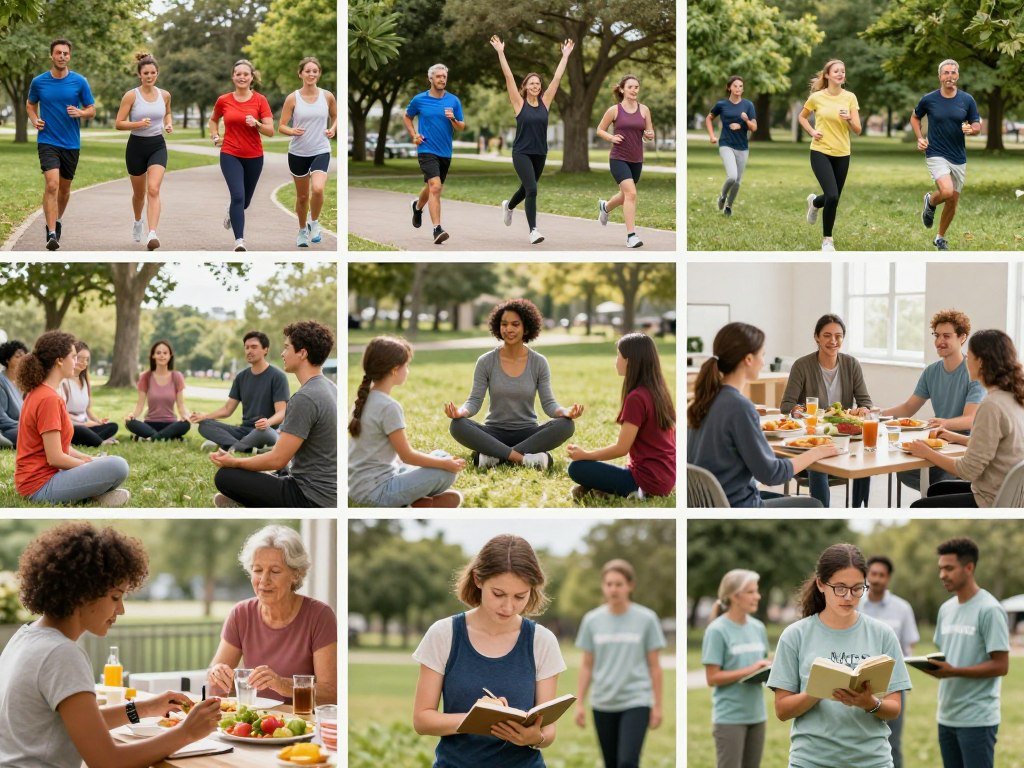 preventive mental health activities exercise meditation social connection