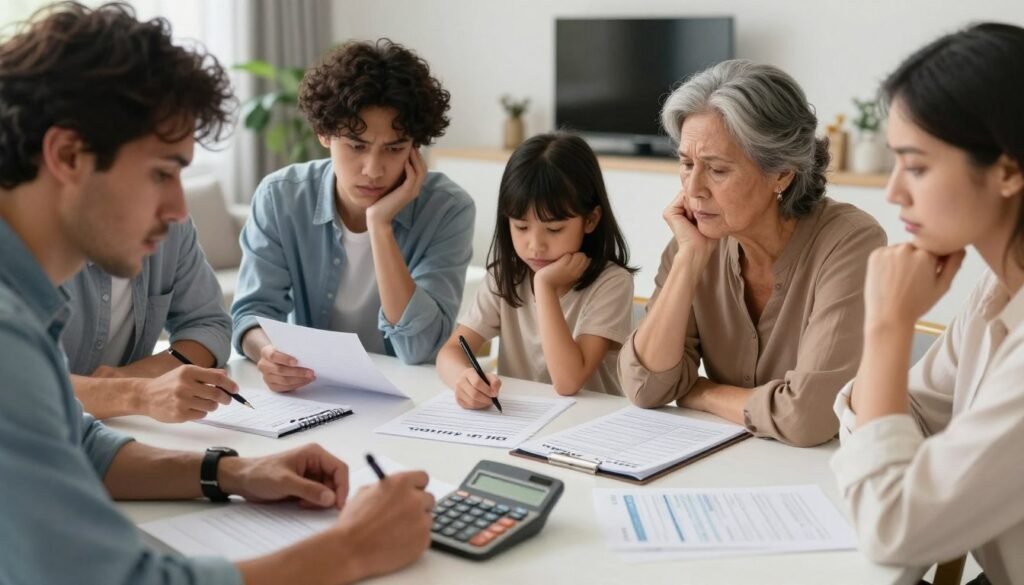 American families dealing with Social Security uncertainty and retirement planning challenges