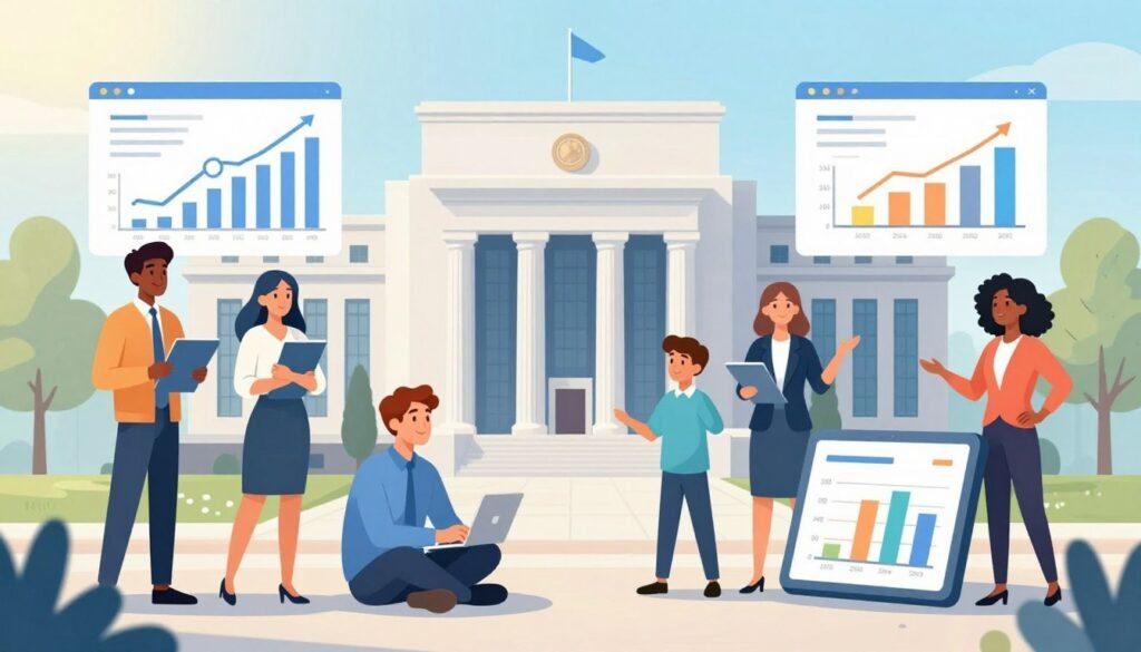 Forward-looking visualization of American economic resilience and household financial adaptation