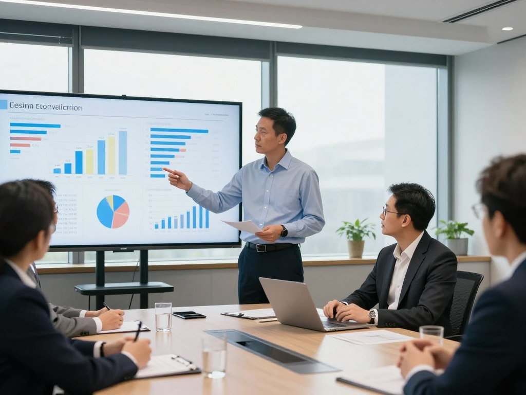 Healthcare economists and experts analyzing cost inflation forecasts and projections