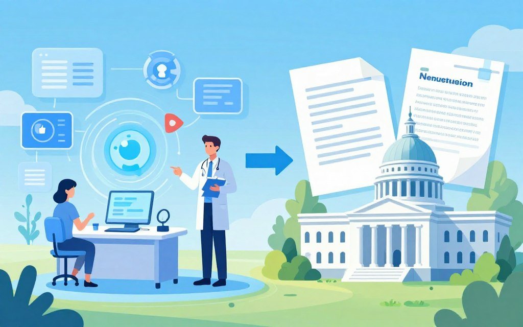 Healthcare innovation and solutions showing technology and policy reforms addressing cost inflation