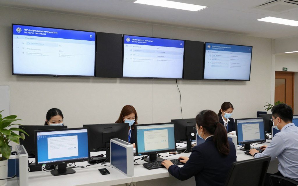 Modern digital visa processing system