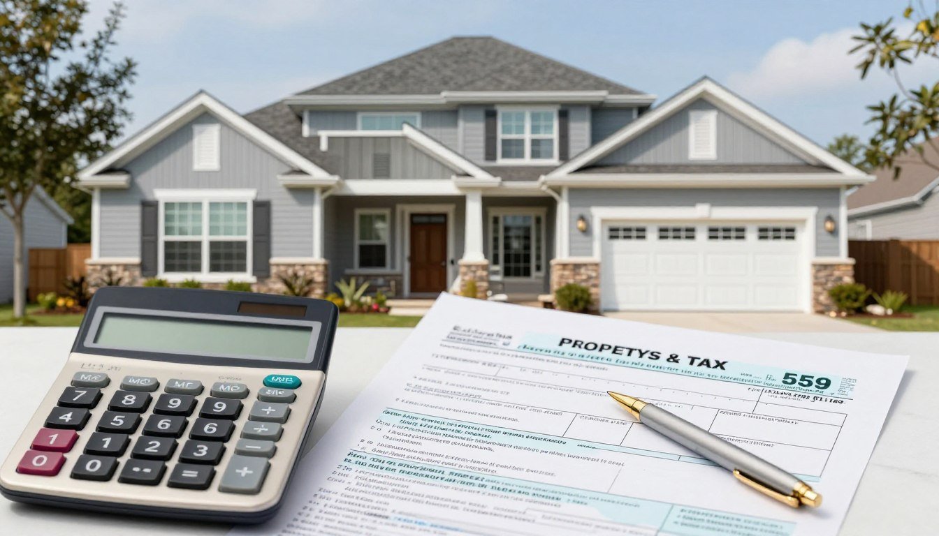 Property taxes 2026 residential home with tax documents
