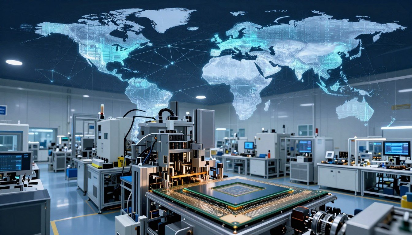 Semiconductor supply chain dependence affecting global technology infrastructure and U.S. economy