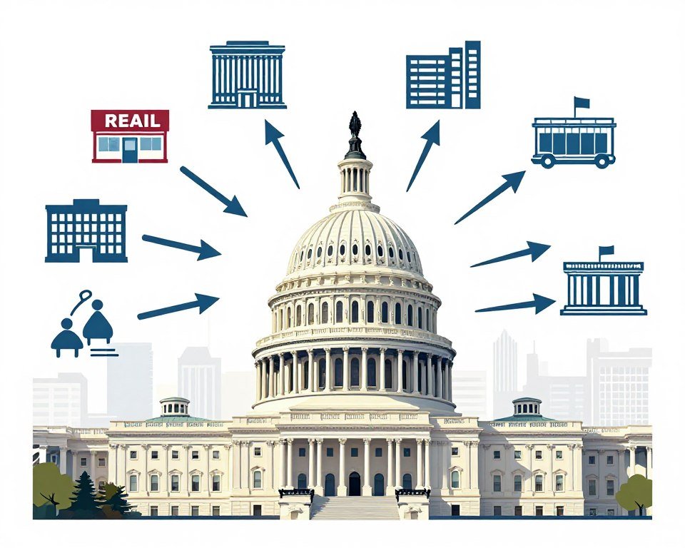 U.S. economy impact visualization