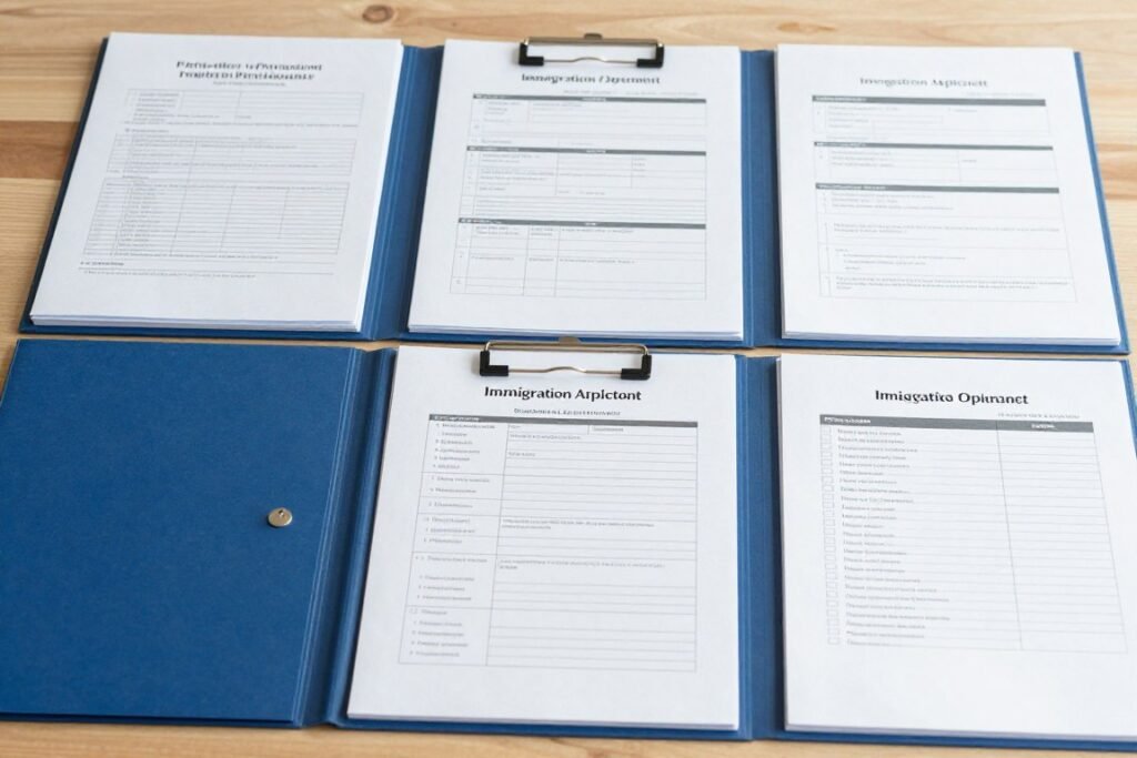 complete green card application with proper documentation