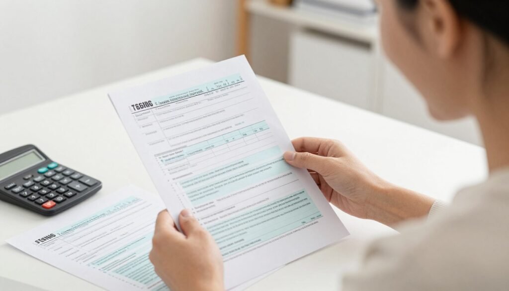 confident taxpayer reviewing successful tax planning results