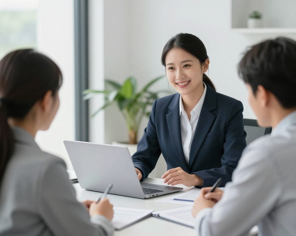 financial planning meeting between advisor and clients