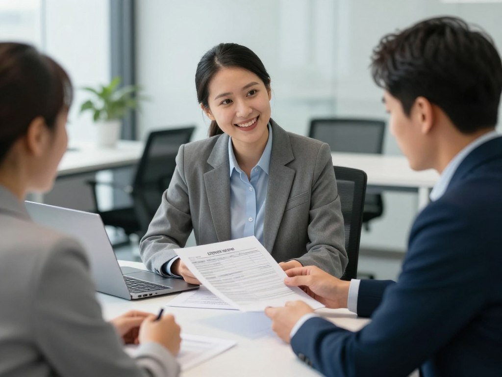 taxpayer meeting with professional tax advisor reviewing documents