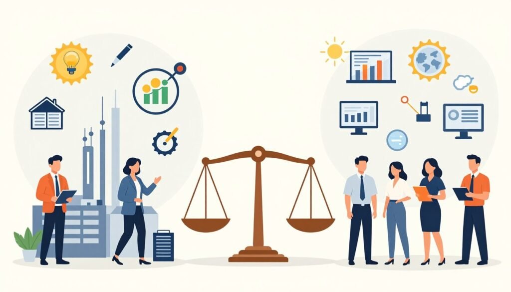 Balanced visualization of automation challenges and opportunities