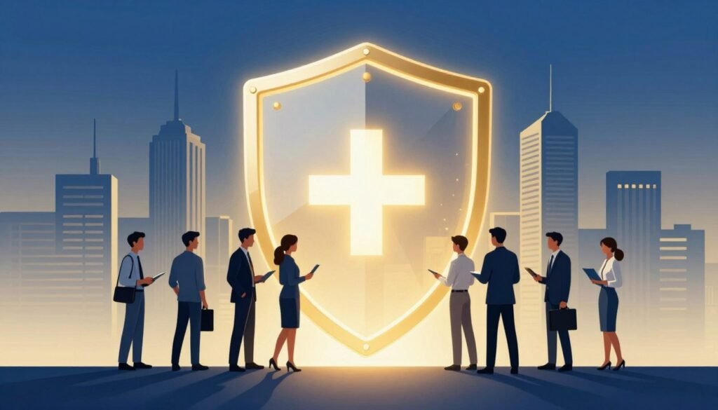 Conclusion overview of cybersecurity threats to financial infrastructure showing protective measures and path forward