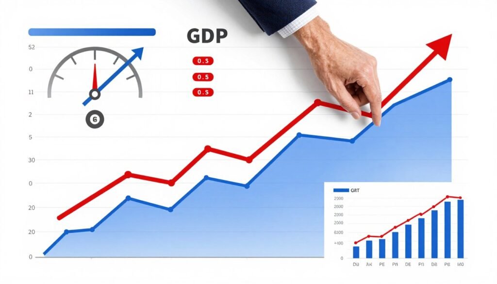Economic impact visualization of trade disruptions on U.S. economy