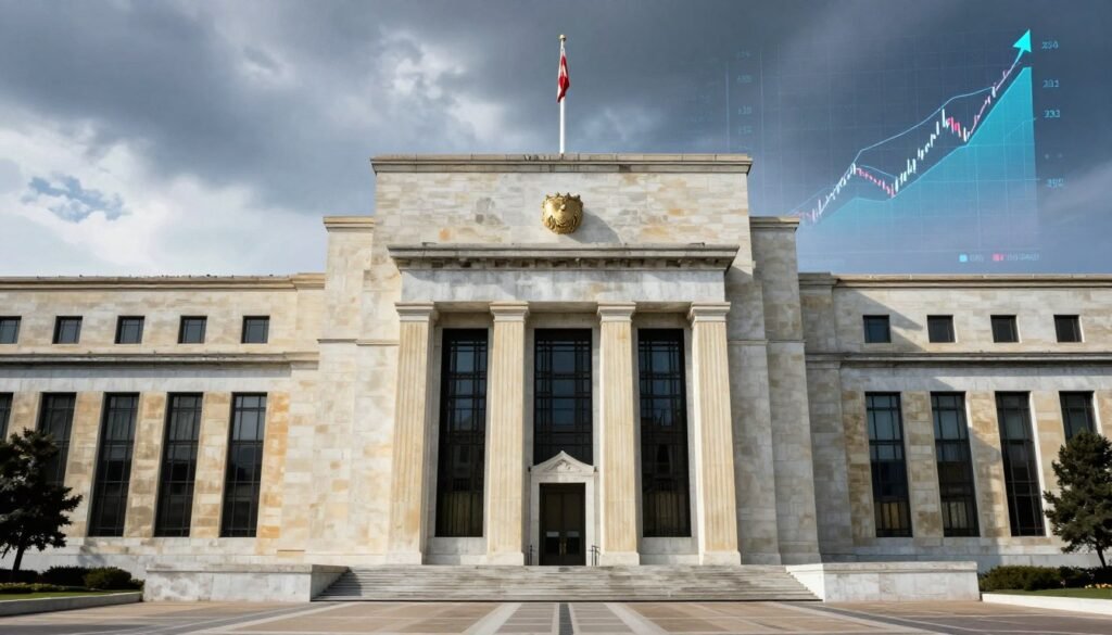 Federal Reserve building and interest rate policy causing commercial real estate market stress