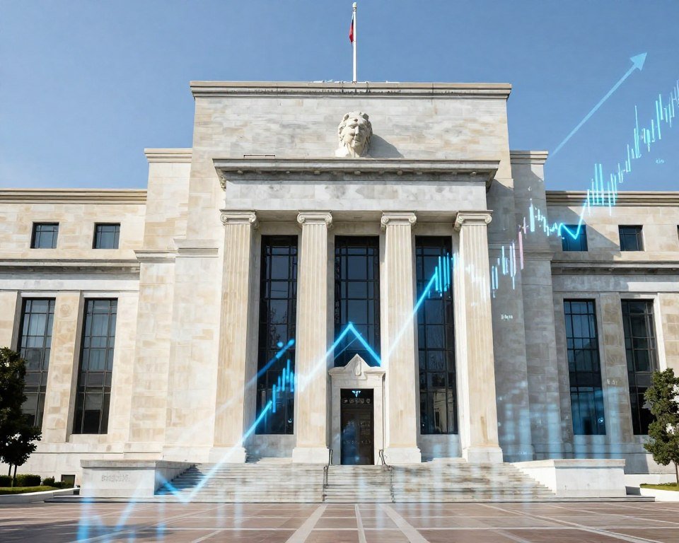 Federal Reserve building representing interest rates policy