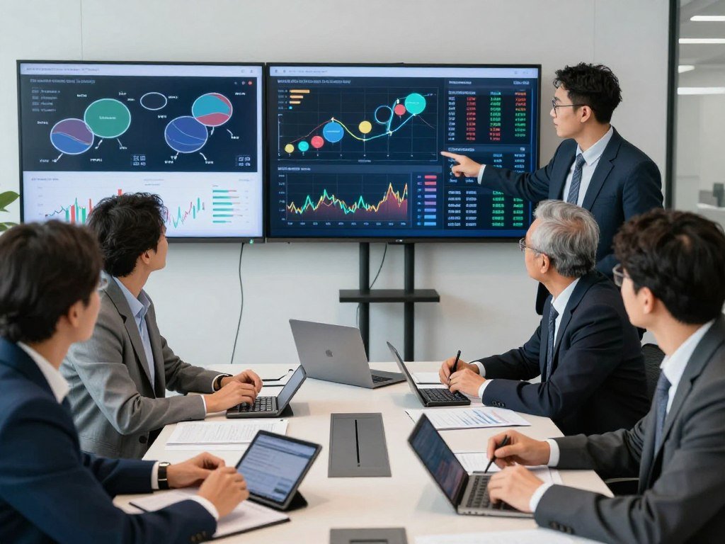 Financial experts and economists analyzing market bubble risks and providing forecasts