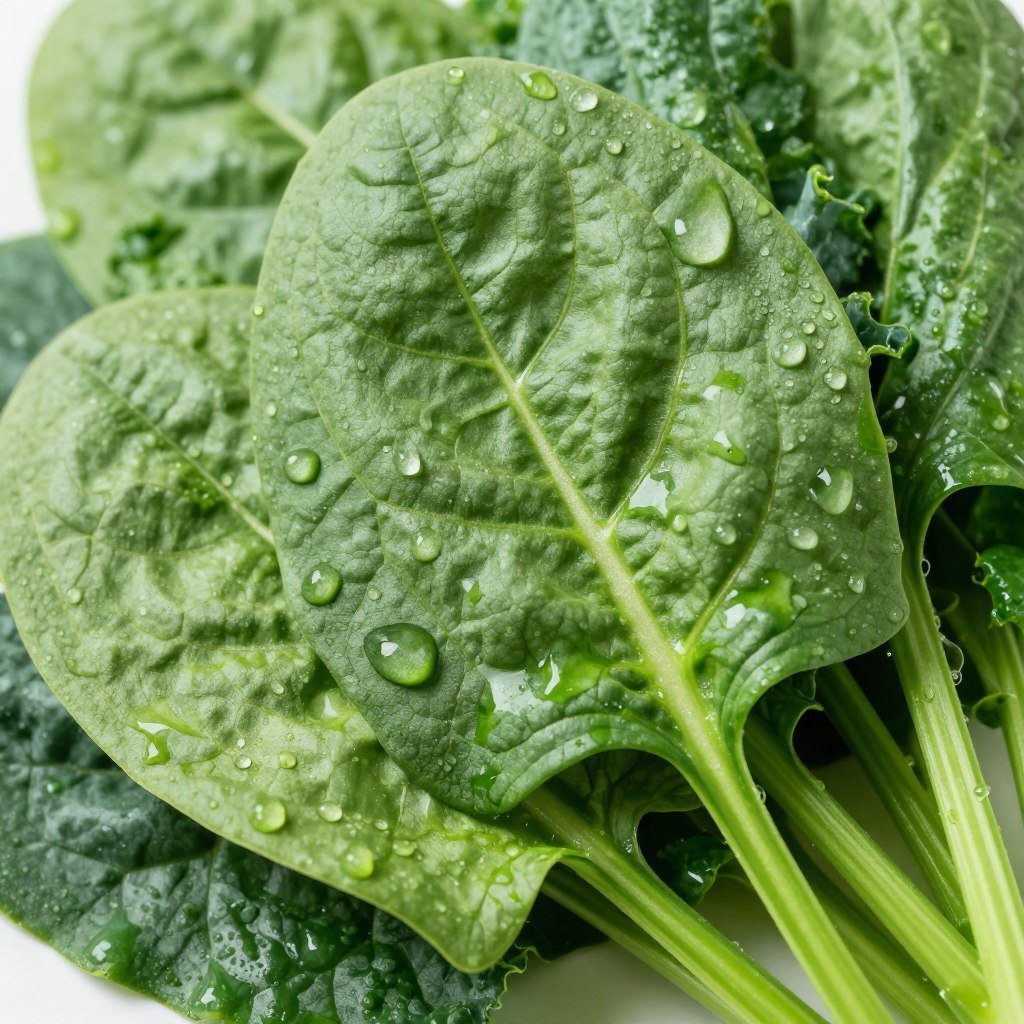 Fresh leafy greens and vegetables