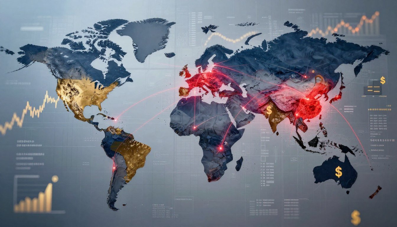 Geopolitical conflicts impact on U.S. economy with global market connections