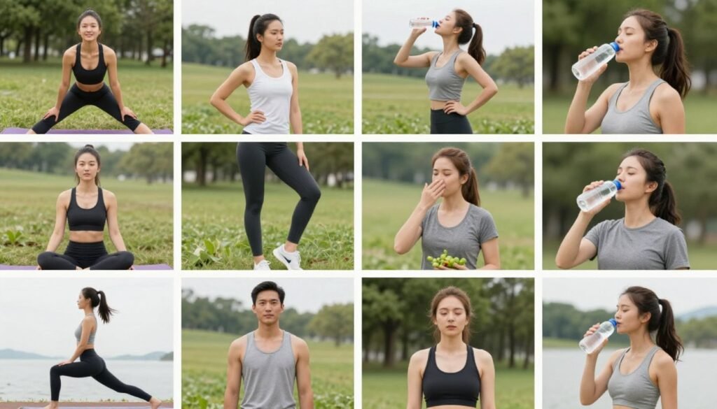 Healthy lifestyle habits for improved lung function