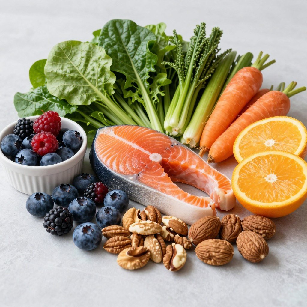 Nutritious foods beneficial for lung health