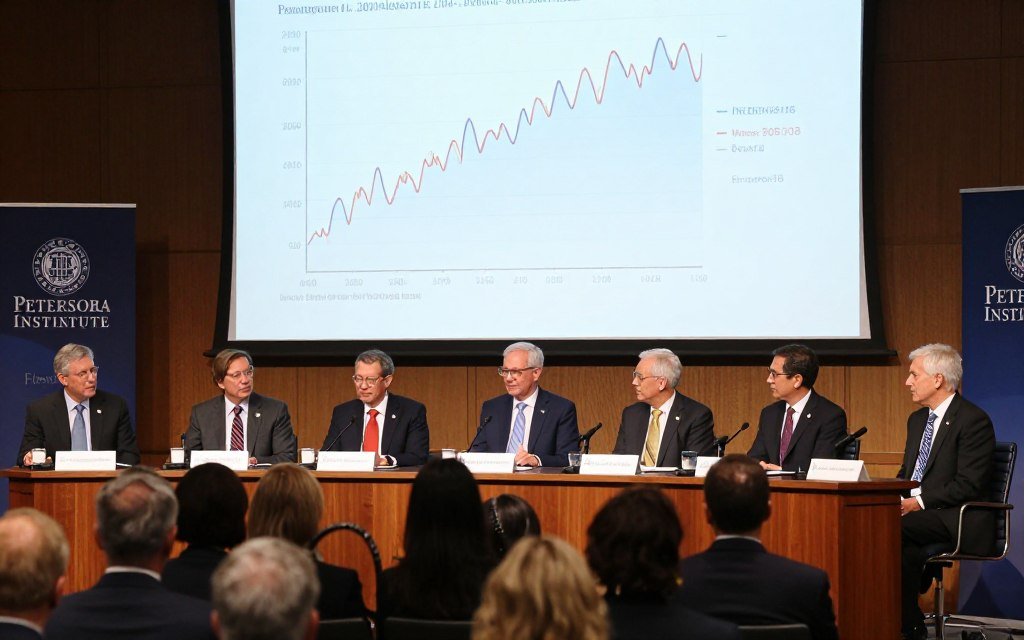 Panel of economists and Federal Reserve experts discussing inflation forecasts and monetary policy predictions for 2026-2030