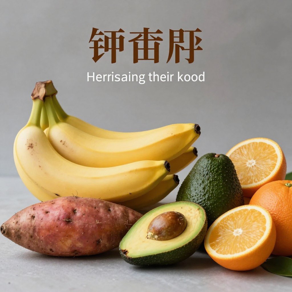 Potassium-rich fruits and vegetables