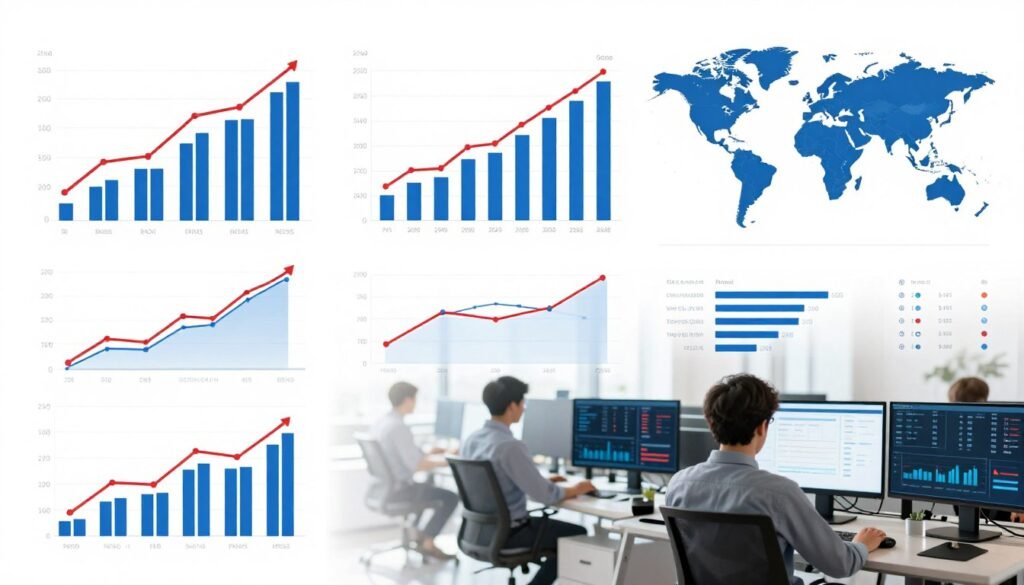 Recent cybersecurity data trends showing attack statistics and threat actor patterns in financial infrastructure