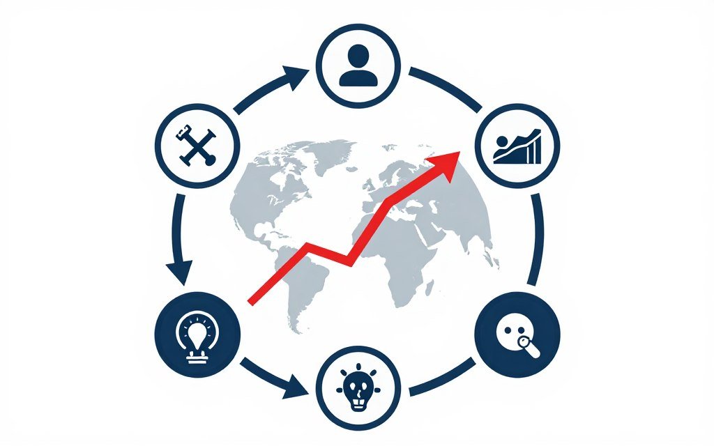 Visualization of geopolitical risks affecting global economy