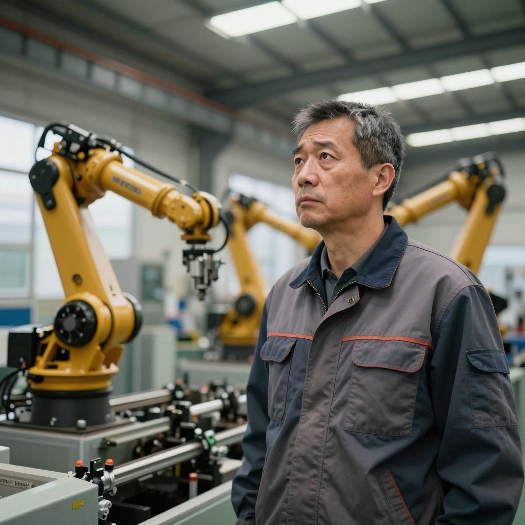 Worker concerned about automation and job security